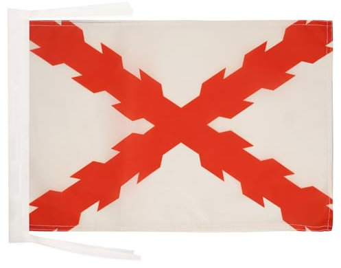 BANDERA del DUCADO DE BORGOÑA 45x30cm - BANDERINA DUCHÉ DE BOURGOGNE - FRANCIA 30 x 45 cm cordeles - AZ FLAG