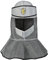 W WIDMANN MILANO Party Fashion 03585 - Ritterhelm, Silber, Mittelalter, Krieger, Hut, Kopfschmuck, Accessoire, Karneval, Mottoparty