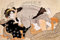 Kunstdruck/Poster: Katsukawa Shunsho Eine Shunga-Szene - hochwertiger Druck, Bild, Kunstposter, 95x65 cm
