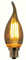 Retro Vintage LED 4w Candle Edison Style Filament Bulb Smoked Gold Glass E14 Small Edison Screw
