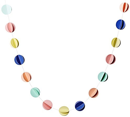 Rico Design Papier Girlande, Kugeln, Multi
