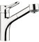 hansgrohe Talis Loop Chrom Einhand-Küchenarmatur, Küchenarmaturen mit herausziehbarem Sprüher, Wasserhahn für Küchenspüle, Chrom 04704005