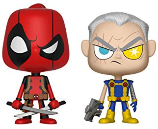 Funko VYNL 4 2-Pack: Marvel: Deadpool & Cable Deadpool Collectible Figure, Standard - Vinyl-Sammelfigur - Geschenkidee - Offizielle Handelswaren - Spielzeug Für Kinder Und Erwachsene