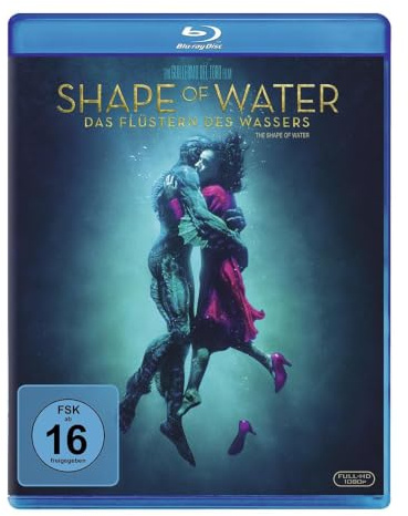 Shape of Water: Das Flüstern des Wassers,1 Blu-ray: Ausgezeichnet mit dem Golden Globe 2018 für den Beste Regie, Beste Filmmusik und Oscars 2018 für ... Für Hör- und Sehgeschädigte geeignet.USA