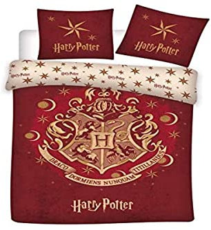 Aymax Harry Potter Kinder Bettbezug-Set Polyester 140x200 + 63x63 cm