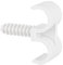 Collier cheville plastique blanc double - Tube Ø 16 mm - Vendu par 100 - Fix-Ring - ING Fixation