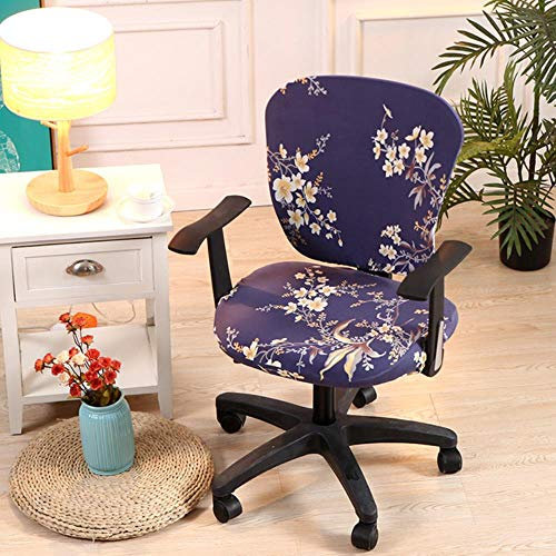 AOM Split Office Chair Cover Spandex Elastic Chair Covers for Housse De Chaise Mariage Office Chair Computer Chair Case,17,4pcs