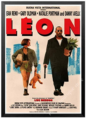 DPFRY Photo sur Toile Leon Affiche De Film Rétro Mur Décor À La Maison Photo Ma76Xz 40X60Cm sans Cadre