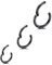 3 Stk 8/10/12mm 16G Edelstahl Nasenring schwarz Damen Herren Septum Clicker Ring Nasenring Set Ohr Lippen Nasenpiercing Lippenpiercing Knorpel Creolen für Männer Frauen