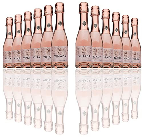 VINADA - Sparkling Rose Mini (0% Alc.) - 200 ml (12 Glass Bottles)