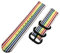 Sjzwt Woven Nylon Uhrenarmband-Band 18mm 24mm 22mm 20mm Gewebe-Band, Sieben Farben, 24mm