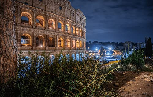 LHJOYSP Klassische Puzzles 1000 Teile Stadt Rom Italien Vatikan 75x50cm