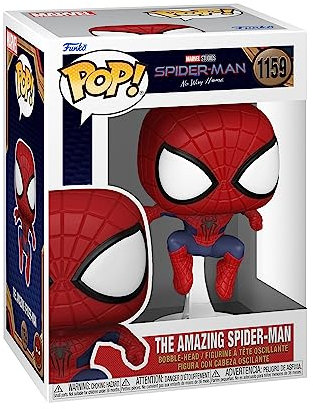 Funko Pop! Marvel: Spiderman No Way Home 2021 - Spider-Man - Leaping SM3 - Vinyl-Sammelfigur - Geschenkidee - Offizielle Handelswaren - Spielzeug Für Kinder und Erwachsene - Movies Fans
