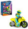 LEGO 60358 City Stuntz Cyber-Stuntbike, schwungradbetriebenes Spielzeug-Motorrad für spannende Sprünge und Tricks, Kleines Geschenk für Kinder oder Erweiterungs-Set