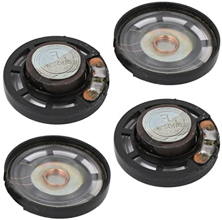 PATIKIL 0,25W 8 Ohm 28,5mm Diametro Rotondo Esterno Magnete Elettronico Altoparlante Altoparlante 4pz
