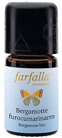 FARFALLA Ätherisches Öl, Bergamotte, bio, furocumarinarm, 5ml (3er Pack)