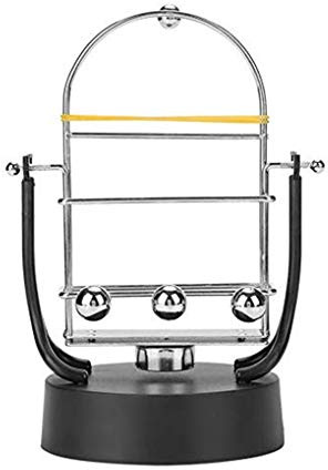 Leeadwaey Stop Motion Ständer Shaker Automatische Handy Swing Motion Step Erhöhung Shake Schrittzähler Halter, Silber