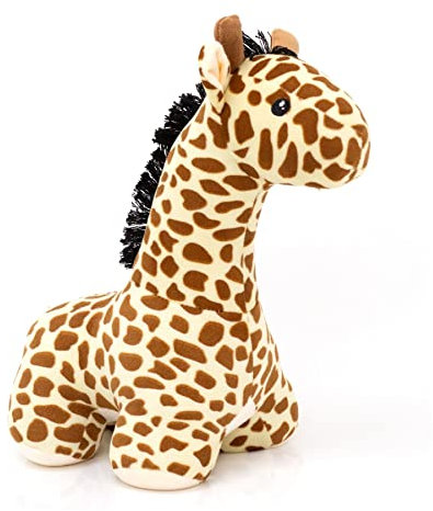 Carousel Home Novelty Animal Doorstop Fabric Door Stop | Wildlife Safari Jungle Animal Door Stop | Decorative Weighted Animal Door Stopper - Giraffe