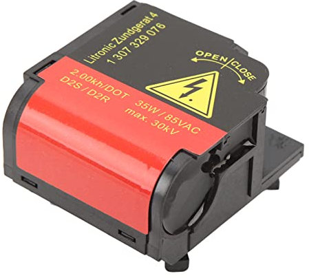 KIMISS Xenon-Glühbirne, Zündgerät, 1307329076 Xenon-HID-Scheinwerfer, Zündgerät, Scheinwerfer-Zünder, Lampenfassung, Ersatz für W169 W245