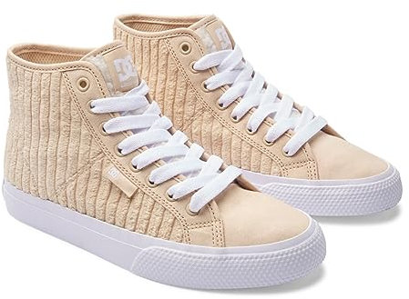 DC Shoes Manual Hi - High-Top Shoes for Women - High-Top-Schuhe - Frauen - Beige