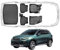 Trimak Passgenau 3D Fussmatten & Kofferraumwanne Auto Set Kompatibel mit Seat Ateca 4X2 ** Modelle ohne Reserverad ** 2016-2024 Auto Zubehör Autos TPE Allwetter Geruchlos rutschfest Schwarz