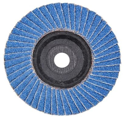 WOMGF 10 Pezzi Dischi Lamellari Ø 76 mm x 10mm Dischi Abrasivi a Lamelle Grano 80 per Smerigliatrice Abrasiva