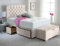 ComfoRest - Elegant 4FT Small Double Bed with Mattress | Ottoman Storage Box and Spacious Set | Functional Frame with 4 Drawers for Storage (Cream Naples)
