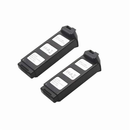 DYTJCL Original 7,4 V LiPo-Akku for MJX R/C Bugs 5W B5W RC Quadcopter Ersatzteile 7,4 V 1800 mAh 25 C Drohnenakku for JJRC X5 Pro 3 Stück(2pcs Battery)