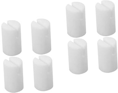 8 Stk Banjo- Spieler Banjo-nuss Bausatz Bass Knochen Nuss Leer Banjo- Banjo-brückenmutter Cool Banjo-zubehör Banjo-nüsse Weiß Rinderknochen OFFSCH