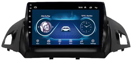 Android 13 Autoradio per Ford C-MAX Kuga 2 Escape 3 2012-2019, 9 Pollici Android Doppio Din Car Auto Radio con Carplay con Schermo con Bluetooth GPS Navi WIFI Posteriore USB Wifi(A1 1G+32G)