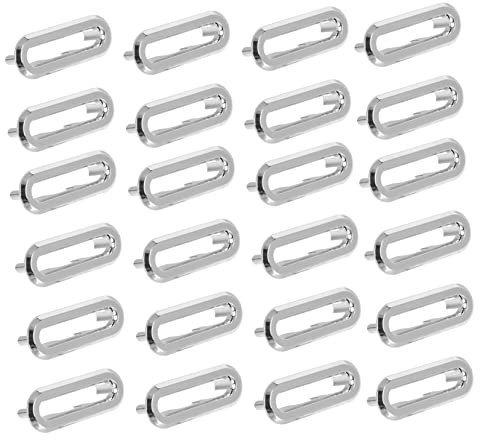 Gadpiparty 20piezas Accesorios Para Lavabos De Baño Tapas Antidesbordamiento Para Fregaderos Anillos De Desbordamiento De Plástico Para Lavabos Uso Baños Modernos