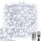 100M 800LEDs Lichterkette Außen Weihnachts mit Stecker,Lang Diamant LED Lichterkette Christmas Außen Innen Garten Lichterkette Outdoor 8 Modi mit Fernbedienung,Timer,Wasserdicht(Weiss)