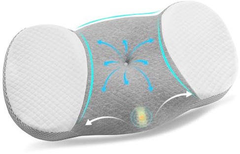 Ainiv Memory Foam Kissen Ergonomisches Kissen, Kopfkissen für Seiten | Rücken- und Bauchschläfer, Verbesserung der Schlafqualität