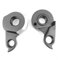LEXOTA 2-teiliges Fahrradteil Mech Dropout, for Forme Flash 2018 Road Cross Gravel Bike Thru-Axle Carbonrahmen Getriebe Schaltwerk Rd Hanger Fahrrad-Schaltauge(Black QQH01046P2)
