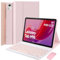 EHLCYS Funda con Teclado para Lenovo Tab M11 11 Pulgadas 2024 Modelo TB330FU/TB330XU, con Ratón Español Ñ Teclado Bluetooth Inalámbrico Desmontable con Ultrafina Funda,Rosado