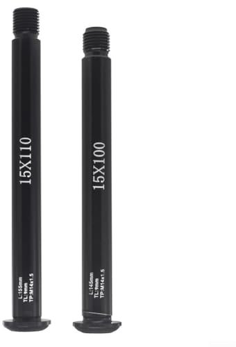 Vilgftyiet Bicycle Parts Aluminum Alloy Thru Axle, Fork Thru Axle, For FOX For SC 32 34 36 Series Front Fork, 100X15mm/100x110mm, Aluminum Alloy Material(FOX QR15x100mm)