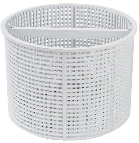 Cestello per Skimmer Piscina, Cestello di Ricambio per Skimmer per Piscina Interrata Compatibile con HaywardSPX1082CA e Aladdin B-152, SP1082, SP1083, SP1084, 1085, 1086, SP1075, 1075T, 1076 (Bianco)