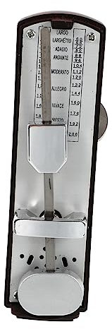 VANZACK Mechanisches Metronom Für Musikinstrumente Klavier Gitarre Schlagzeug Übungsgerät Mit Klarem Lauten Klang Für Anfänger Und Profis