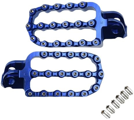 Passend für Husqvarna 701 Enduro Supermoto Fußrasten Fußrasten Passend für KTM 690 Enduro R 690 SMC 690 SMC(Blue)