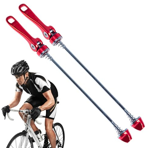 Uhngw Radnaben-Spieße für Fahrrad – Vorderrad-Hinterrad, Schnellspannachse, hochfest, Ersatzteile für Wartung, Reifenwechsel, sicheres Fahren, Radfahren, Touren