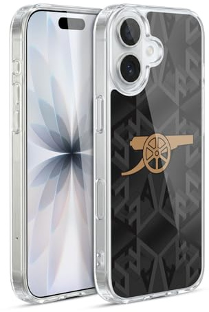 Head Case Designs Officially Licensed Arsenal FC Away 2022/23 Crest Kit Gel Case [Military Grade Protection] Compatible with Apple iPhone 17 and Compatible with MagSafe