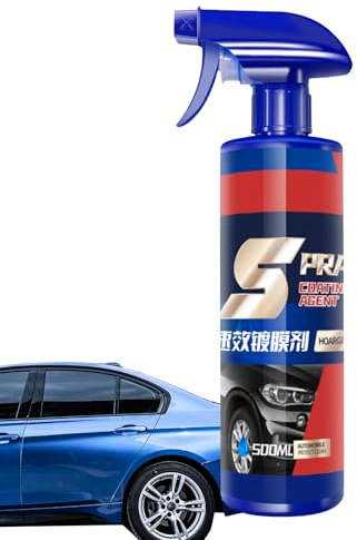 Auto-Beschichtungsspray – 3-in-1 Keramik Lack Spray | Schnellbeschichtung | Lackpolitur, Kratzerentferner, Lackrestaurator | Wasserlose Wäsche, Wasserdicht, 500ml
