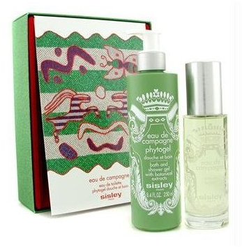Eau De Campagne Coffret: Eau De Toilette Spray 100ml/3oz + Bath & Shower Gel 250ml/8.4oz by Sisley