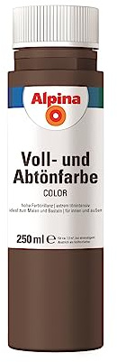ROLLER Alpina Voll- und Abtönfarbe COLOR - schokobraun - 250 ml