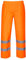 Portwest H441 Waterproof Hi Vis Reflective Safety Rain Pants Lightweight Waterproof Elasticated Waistband Over Work Trousers Mens Workwear Orange, X-Large