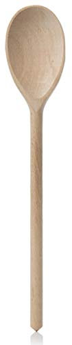 6 x 10 (250mm) Wooden Spoon Beechwood Set of 6 Spoons