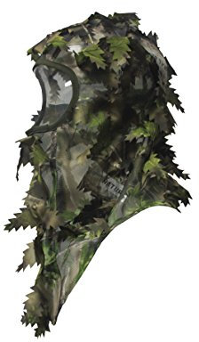 North Mountain Gear Camouflage Jagd Full Cover Leafy 3D Gesichtsmaske (Ambush Green)