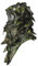 North Mountain Gear Camouflage Jagd Full Cover Leafy 3D Gesichtsmaske (Ambush Green)