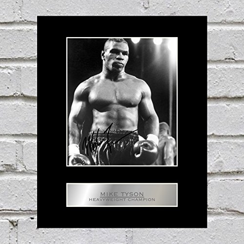 Iconic pics Mike Tyson Foto-Display, Schwergewichts-Champion