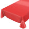Wachstuchtischdecke Wachstuch abwaschbare Tischdecke Uni Glanz Einfarbig Rot Schnittkante 240 x 140cm
